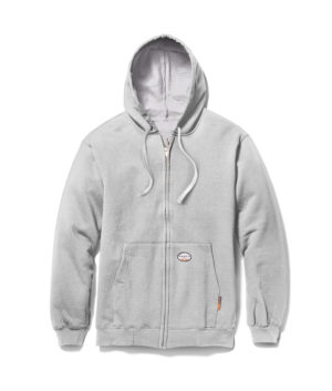 Fire Retardant Fleece Zip-Front Hooded Sweatshirt